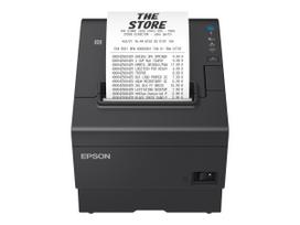 Turime | Epson TM T88VII (152) - Belegdrucker - Thermozeile - Rolle (7,95 cm) - 180 x 180 dpi - bis zu 500 mm/Sek. - USB 2.0, LAN, USB 2.0-Host - Cutter - Schwarz | ITwork sandėlyje!