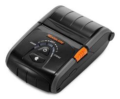 BIXOLON SPP-R200IIIPLUS, 8 Punkte/mm (203dpi), USB, RS232, BT (iOS, 5.0) Mobildrucker, Thermodirekt, Auflösung: 8 Punkte/mm (203 dpi), Medienbreite (max): 58 mm, Druckbreite (max.): 48 mm, Rollendurchmesser (max.): 40mm, Geschwindigkeit (max.): 90 mm/Sek, USB, RS232, Bluetooth (iOS, Klasse 5.0), RAM: 8MB, Flash: 4MB, Emulation: BXL/POS, inkl.: Netzteil, Netzkabel, Gürtelclip, Akku, 1200 mAh (SPP-R200IIIiaK/BEGe)