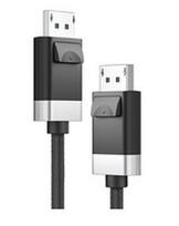 Alogic DisplayPort Kabel DP -> M/M bis 8K 60Hz 1m grau - Kabel - Digital/Display/Video (FUDP1-SGR)