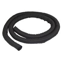 StarTech.com 15' (4.6m) Cable Management Sleeve, Flexible Coiled Cable Wrap, 1-1.5 diameter Expandable Sleeve, Polyester Cord Manager/Protector/Concealer, Black Trimmable Cable Organizer - Cable & Wire Hider (WKSTNCM2)