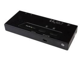 StarTech.com 2X2 HDMI MATRIX SWITCH - 4K UltraHD HDMI Swtich with Fast Switching, Auto-sensing and Serial Control (VS222HD4K)
