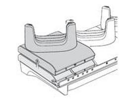 Zebra - Handheld cradle cup replacement kit (Packung mit 5) - für Zebra TC53, TC58, TC58 Premium