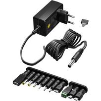 Universal-Netzteil, 36 Watt (schwarz, 5V - 15V, max. 2,4A, inkl. 11 Adapter)
