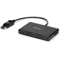 StarTech.com 3-Port Multi Monitor Adapter - DisplayPort 1.2 auf 3x HDMI MST Hub - Triple 1080p HDMI Monitore - Video Splitter für den erweiterten Desktop-Modus nur auf Windows-PCs - DP auf 3x HDMI (MSTDP123HD)