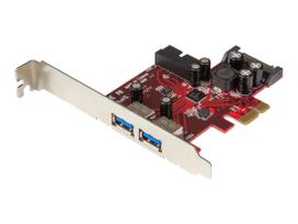 StarTech.com 4 Port USB3.0 PCI Express-Karte - 2 Externe und 2 Interne mit SATA Power - USB-Adapter - PCI Express 2,0 x1 Low Profile - USB3.0 x 4 (PEXUSB3S2EI)