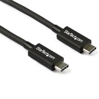 StarTech.com 0.8m Thunderbolt 3 auf Thunderbolt 3 Kabel - 40Gbps - TB3 zertifiziert- USB-C kompatibel - Activ - 100W PD (TBLT34MM80CM) - Thunderbolt-Kabel - USB-C (M) bis USB-C (M) - Thunderbolt 3 / USB / DisplayPort - 80 cm - 4K Unterstützung, 5K Unterstützung - Schwarz