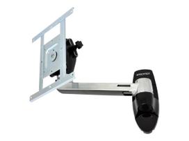 Ergotron LX HD Wall Mount Swing Arm - Befestigungskit (Schwenkarm, knob) für TV (neig- und schwenkbar) - Aluminium - Bildschirmgröße: bis zu 106,7 cm (bis zu 106,70cm (42) ) - Montageschnittstelle: 100 x 100 mm, 75 x 75 mm, 200 x 200 mm, 400 x 200 mm, 200 x 100 mm - Wandmontage möglich (45-268-026)