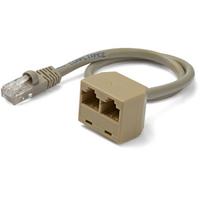 StarTech.com RJ45 SPLITTER CABLE ADAPTER StarTech.com 2 auf 1 RJ45 10/100Mbit/s Splitter Kabel Adapter - St/Bu (RJ45SPLITTER)