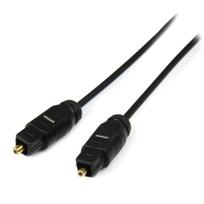 StarTech.com Toslink Digital Optisches SPDIF Audiokabel - Stecker / Stecker - Digitales Audio-Kabel (optisch) - SPDIF - TOSLINK (M) - TOSLINK (M) - 4,6m - Glasfaser - Schwarz (THInLine15)