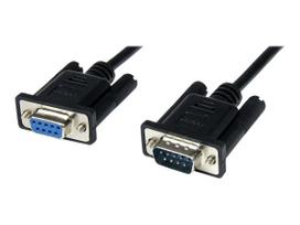StarTech.com Seriell DB9 RS-232 Nullmodemkabel - Schwarz - St/Bu - Nullmodemkabel - DB-9 (M) - DB-9 (W) - 2,0m - Schwarz (SCNM9FM2MBK)