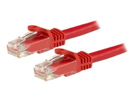 StarTech.com Gigabit Snagless RJ45 UTP Cat6 Patch Cable Cord - Patch-Kabel - RJ-45 (M) - RJ-45 (M) - 3,0m - UTP - CAT 6 - gepresst, glatt - Rot (N6PATC3MRD)