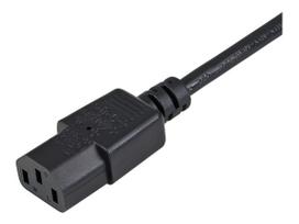 StarTech.com 1 m Stromkabel Verlängerung, C14 auf C13, 10A 125V, 18AWG, Stromkabel Verlängerung für Computer, IEC-320-C14 auf IEC-320-C13 AC Netzteil Stromkabel Verlängerung, UL gelistet (PXT1001M)