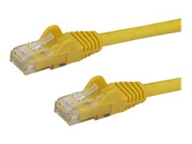 StarTech.com Gigabit Snagless RJ45 UTP Cat6 Patch Cable Cord - Patch-Kabel - RJ-45 (M) - RJ-45 (M) - 3,0m - UTP - CAT 6 - glatt - Gelb (N6PATC3MYL)