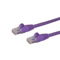 StarTech.com 1,0mPurple Cat6 / Cat 6 Snagless Ethernet Patch Cable 1m - Netzwerkkabel - RJ-45 (M) bis RJ-45 (M) - 1,0m - UTP - CAT 6 - ohne Haken, verseilt - Violett (N6PATC1MPL)