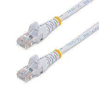 StarTech.com 5,0mWhite Cat5e Patch Cable with Snagless RJ45 Connectors - Long Ethernet Cable - 5,0m Cat 5e UTP Cable - Netzwerkkabel - RJ-45 (M) bis RJ-45 (M) - 5,0m - UTP - CAT 5e - ohne Haken, verseilt - weiß (45PAT5MWH)