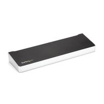 StarTech.com USB C Dockingstation - 60W Power Delivery (USB PD) - Windows / MacBook - Triple 4K - USB-C auf DP x 2 - USB C auf HDMI / Ethernet - Docking Station - USB-C - HDMI, 2 x DP - GigE - 60 Watt