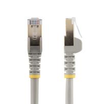 StarTech.com 7m CAT6A Ethernet Cable, 10 Gigabit Shielded Snagless RJ45 100W PoE Patch Cord, CAT 6A 10GbE STP Network Cable w/Strain Relief, Grey, Fluke Tested/UL Certified Wiring/TIA - Category 6A - 26AWG (6ASPAT7MGR)