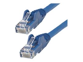 StarTech.com 2m LSZH CAT6 Ethernet Cable, 10 Gigabit Snagless RJ45 100W PoE Network Patch Cord with Strain Relief, CAT 6 10GbE UTP, Blue, Individually Tested/ETL, Low Smoke Zero Halogen - Category 6 - 24AWG (N6LPATCH2MBL) - Patch-Kabel - RJ-45 (M) bis RJ-45 (M) - 2 m - 6 mm - UTP / 50 Mikron - CAT 6 - ohne Haken - Blau