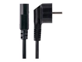 StarTech.com 3m (10ft) Computer Power Cord, 18AWG, EU Schuko to C13 Power Cord, 10A 250V, Black Replacement AC Cord, TV/Monitor Power Cable, Schuko CEE 7/7 to IEC 60320 C13 Power Cord - PC Power Supply Cable (713E-3M-POWER-CORD) - Stromkabel - CEE 7/7 (S) gewinkelt zu IEC 60320 C13 - Wechselstrom 250 V - 10 A - 3 m - geformt - Schwarz