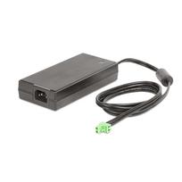 StarTech.com 160W Universal DC Power Adapter (24V/6,6A), 2-Wire Cord and 2/3-Pin Terminal Blocks, 100-240V AC/DC External Power Supply for Industrial USB Hubs, NA/UK/EU/ANZ Cords - 4ft/1,2m DC Power Cord (160W-POWER-ADAPTER) - Netzteil - Wechselstrom 100-240 V - 158,4 Watt - Schwarz (160W-POWER-ADAPTER)