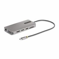 StarTech.com USB-C Triple-Monitor Multiport Adapter, HDMI/DP/Card Reader - Dockingstation - USB-C 3.2 Gen 1 / Thunderbolt 3 / Thunderbolt 4 - HDMI, 2 x DP - 1GbE (154B-USBC-MULTIPORT)