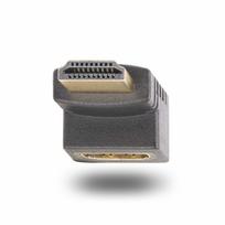 StarTech.com Down Angle HDMI 2.0 Adapter, 90-Degree HDMI Port Saver, M/F - High Speed - HDMI-Adapter - HDMI männlich zu HDMI weiblich nach oben angewinkelt - Schwarz - Passiv, bi-direktional, Support von 4K 60 Hz (HDMI2HDMIMFDN)