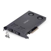 StarTech .com Dual-Bay M.2 NVMe SSD Removable Mobile Rack for PCIe x8 Slot - Schnittstellenadapter - M.2 NVMe Card / PCIe (NVMe) - PCIe 4.0 x8 (2M2-REMOVABLE-PCIE)