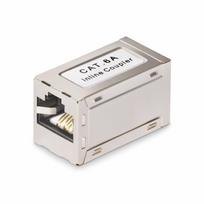 StarTech.com Shielded RJ45 Coupler, Inline Cat6a Coupler, F/F - Netzwerkkoppler - RJ-45 (W) zu RJ-45 (W) - abgeschirmt - CAT 6a - Passiv - Silber (IN-CAT6A-COUPLER-S1)