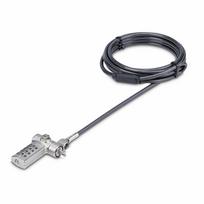 StarTech.com 25-Pack Laptop Lock, Compatible w/Noble Wedge/Nano/K-Slot - Sicherheitskabelschloss - Silber, Schwarz - 2 m - TAA-konform (Packung mit 25) (UNIVCS25-LAPTOP-LOCK)