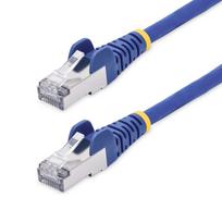 StarTech.com 1m Blue CAT8 Ethernet Cable, Snagless, S/FTP, 25G/40G - Patch-Kabel - RJ-45 (M) zu RJ-45 (M) - 1 m - 5.6 mm - S/FTP - 50 Mikrometer - CAT 5/5e/6/6a/8 - IEEE 802.3bt/IEEE 802.3ba - ohne Haken, halogenfrei, passiv - Blau (NLBL-1M-CAT8-PATCH)