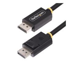 StarTech.com 1,0mDisplayPort 2,1 Cable, VESA-Certified, DP40 DP 2,1 Cable - DisplayPort-Kabel - DisplayPort (M) eingerastet zu DisplayPort (M) eingerastet - DisplayPort 2,1 - 1,0m - UHBR10, HDR-Support, Support von 8K 60 Hz, Support von 4K 144 Hz, 1440p-Unterstützung, 240 Hz, bis zu 40Gbps Datentransferrate, passiv - Schwarz (DP21-1M-DP40-CABLE)