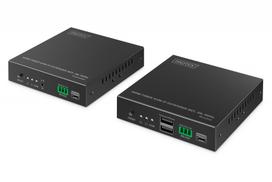 HDMI 4K/60Hz extender with KVM USB over IP