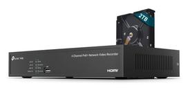 TP-LINK VIGI NVR1004H-4P V1 - NVR - 4 Kanäle (VIGI NVR1004H-4P-2TB(UN))