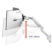 Ergotron HX - Befestigungskit (Gelenkarm) - Konstante Krafttechnologie - für Curved LCD-Display - für extrem tiefe gewölbte Bildschirme - weiß - Bildschirmgröße: bis zu 144,8 cm (bis zu 57 Zoll) - Wandmontage (45-694-216)