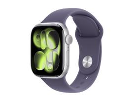 Apple Watch Series 11 GPS 42mm Silver Aluminium Case with Purple Fog Sport Band - M/L
