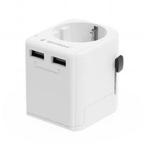 EU to Universal travel adapter 12W