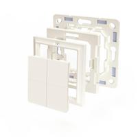 Shelly · Plug & Play Zubehör·BLU Wall Switch 4 Adapter Gira & Merten·