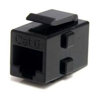 StarTech.com Cat 6 RJ45 Keystone Jack - Cat6 Netzwerkkoppler - Buchse/Buchse - Netzwerkkoppler - RJ-45 (W) - RJ-45 (W) - CAT 6 - Schwarz (C6KEYCOUPLER)