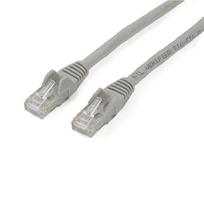 StarTech.com Gigabit Snagless RJ45 UTP Cat6 Patch Cable Cord - Patch-Kabel - RJ-45 (M) - RJ-45 (M) - 2,0m - UTP - CAT 6 - glatt - Grau (N6PATC2MGR)