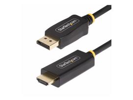 StarTech.com 3,3ft (1m) DisplayPort to HDMI Adapter Cable, 4K 60Hz with HDR, DP to HDMI 2,0b, Active Video Converter, DisplayPort Desktop to HDMI Monitor, M/M - DisplayPort to HDMI Cord (3F-DP-HDMI-4K60-HDR) - Adapterkabel - DisplayPort männlich zu HDMI männlich - 1,0m - Schwarz - Support von 4K 60 Hz, HDR-Support (3F-DP-HDMI-4K60-HDR)