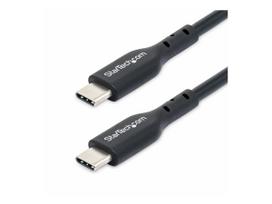 StarTech.com 3,0mUSB-C Charging Cable, USB C Cable, 60W 3A PD - USB-Kabel - 24 pin USB-C (M) zu 24 pin USB-C (M) - USB 2,0 - 5 / 9 / 12 / 15 / 20 V - 3 A - 3,0m - USB Power Delivery (60W), unterstützt Power Delivery 2,0, halogenfrei, passiv - Schwarz (USB2CC3MBKE)