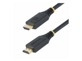 StarTech.com 30cm (1ft) High Speed HDMI Cable, 4K60Hz - Premium Highspeed - HDMI-Kabel mit Ethernet - HDMI männlich zu HDMI männlich - 30 cm - abgeschirmt - Schwarz - Support von 4K 60 Hz, Support von 2K 144 Hz, 1080p-Unterstützung, 240 Hz, halogenfrei, p (HDMI2-CABLE-4K60-30C)