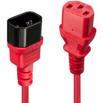 CABLE POWER IEC EXTENSION 1M/RED 30477 LINDY