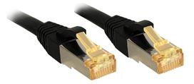 Lindy - Patch-Kabel - RJ-45 (M) - RJ-45 (M) - 1,0m - SFTP, PiMF -Cat.7 Rohkabel - glatt, halogenfrei - Schwarz (47307)