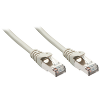 Lindy - Patch-Kabel - RJ-45 (M) bis RJ-45 (M) - 50cm - Foiled Unshielded Twisted Pair (F/UTP) - CAT 5e - ohne Haken - Grau (48390)