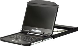ATEN CL3700NW Konsolenregal 47 cm (18.5 ) 1920 x 1080 Pixel Metall - Kunststoff Schwarz 1U (CL3700NW-ATA-1G-US)