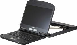 ATEN CL3800NW Konsolenregal 47 cm (18.5 ) 1920 x 1080 Pixel Metall - Kunststoff Schwarz (CL3800NW-ATA-2X-K06/DNG)