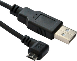 Microconnect USBABMICRO3ANG USB Kabel 3 m USB 2.0 Micro-USB B USB A Schwarz (USBABMICRO3ANG)