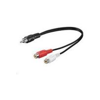 MicroConnect - Audio-Splitter - RCA männlich zu RCA weiblich - 20 cm