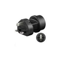 MicroConnect Universal adapter UK/Schuko - Adapter für Power Connector - CEE 7/7 (W) zu BS 1363 (W) - Schwarz - Großbritannien